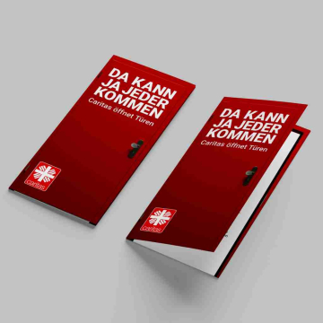 Flyer zur Caritas-Kampagne 2025