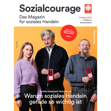 Magazin Sozialcourage zur Caritas-Kampagne 2025