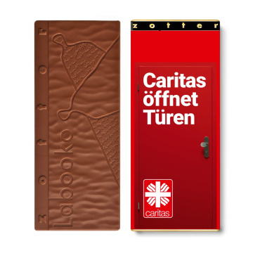Schokolade zur Caritas Kampagne 2025 (20 Stück)