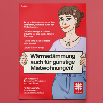 Wohnen - Textplakat DIN A2 Hochformat