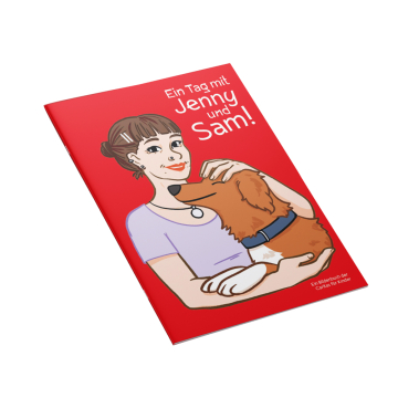 Caritas-Kinderbuch "Ein Tag mit Jenny und Sam"