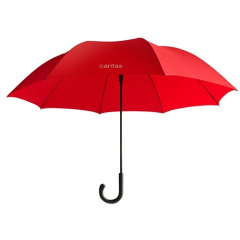 Leichter XXL-Regenschirm in rot