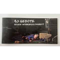 Broschüre zur Kampagne "10 Gebote gegen Wohnungslosigkeit"