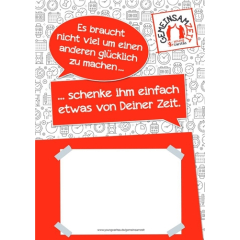 youngcaritas Plakat "GemeinsamZeit" - A3 Hochformat