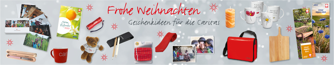 Weihnachtsgeschenkideen für die Caritas